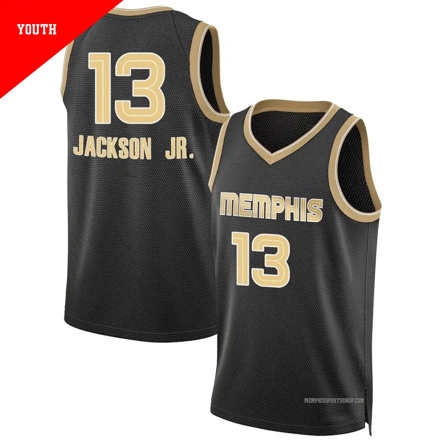 ＃13 Youth Jaren Jackson Jr. Memphis Grizzlies Black Swingman Select Series Jersey