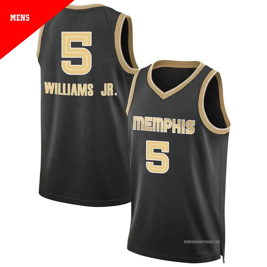 ＃5 Men's Vince Williams Jr. Memphis Grizzlies Black Swingman Select Series Jersey