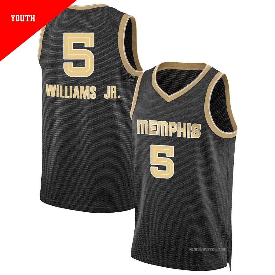＃5 Youth Vince Williams Jr. Memphis Grizzlies Black Swingman Select Series Jersey