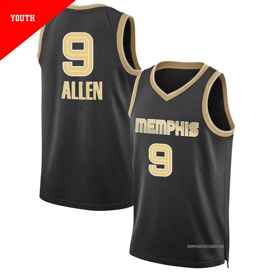 ＃9 Youth Tony Allen Memphis Grizzlies Black Swingman Select Series Jersey